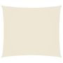 Voir la diapositive 2 : VIDAXL Voile de parasol tissu oxford rectangulaire 2x2,5 m creme