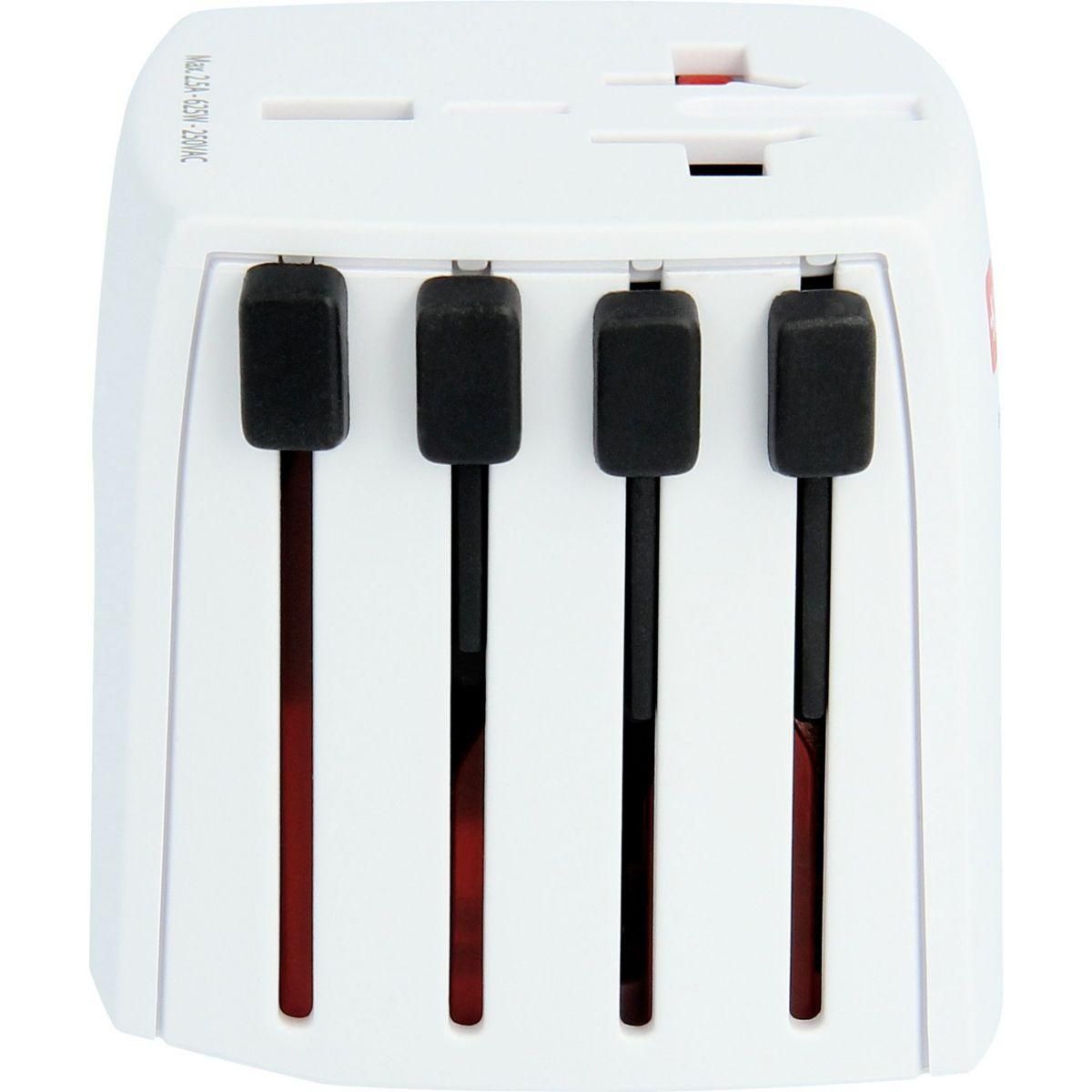 Skross Adaptateur de voyage universel Blanc