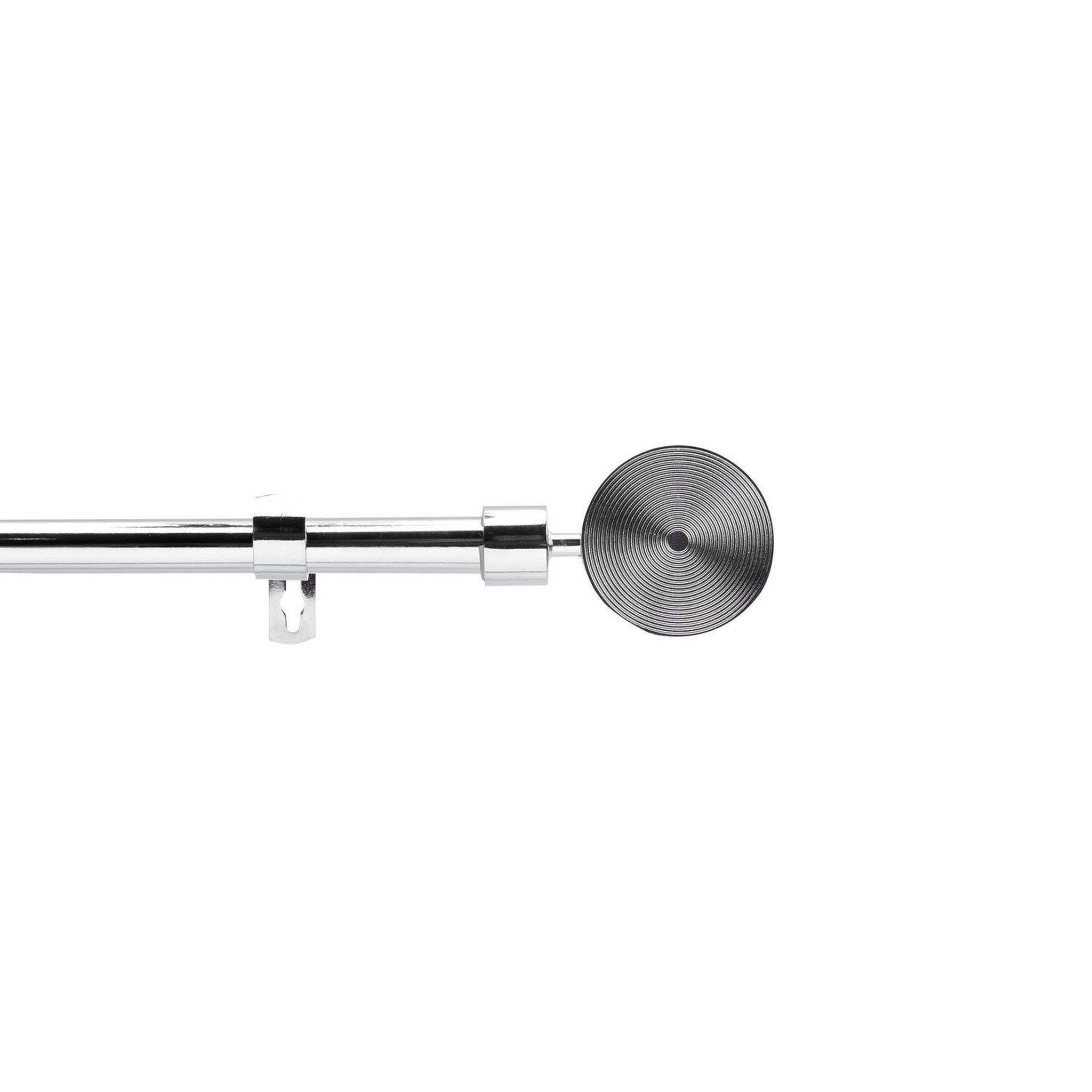 DOUCEUR D'INT�RIEUR Kit de tringle à rideaux extensible rollis - l. 120 à 210 cm - chrome
