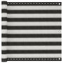 Voir la diapositive 1 : VIDAXL Ecran de balcon PEHD 90x500 cm Anthracite et blanc