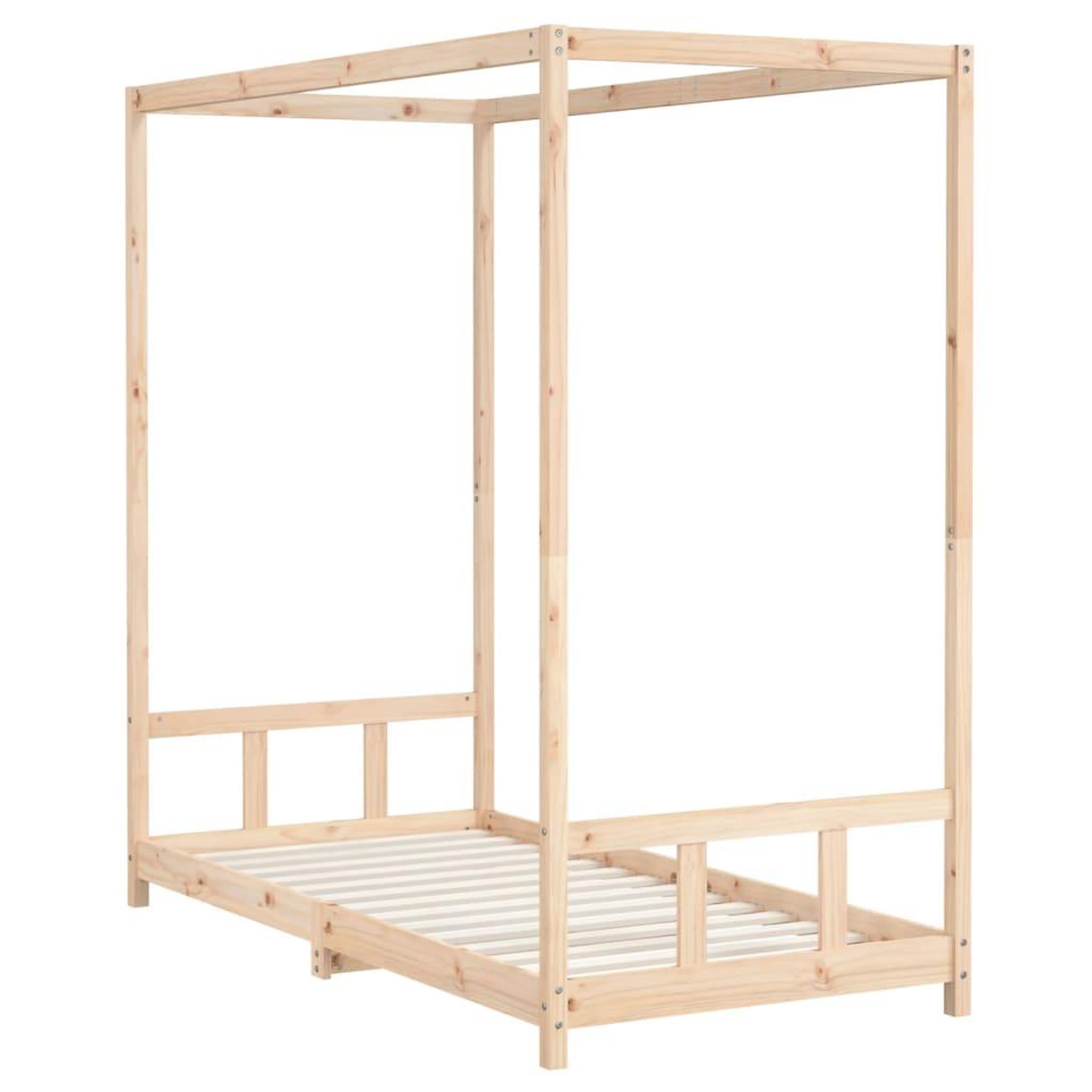 Voir la diapositive 3 : VIDAXL Cadre de lit pour enfant 90x190 cm Bois de pin massif