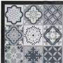 Voir la diapositive 2 : Paris Prix Tapis Déco à Motifs  Carreaux Ciment  40x60cm Gris