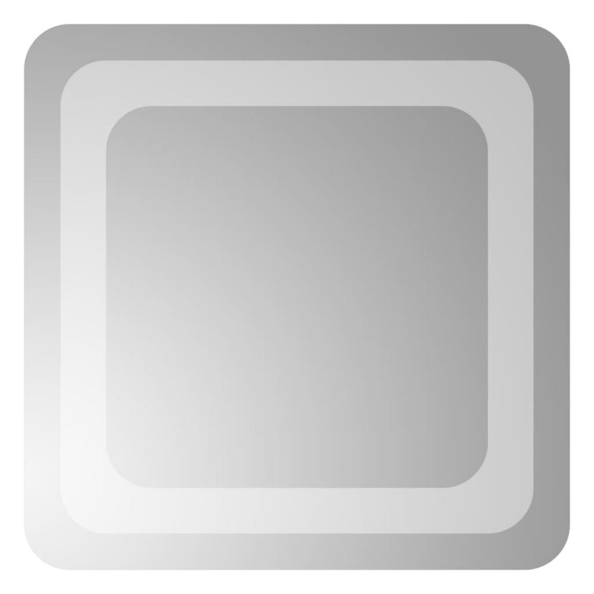 VIDAXL Miroir de salle de bain a LED 30x30 cm