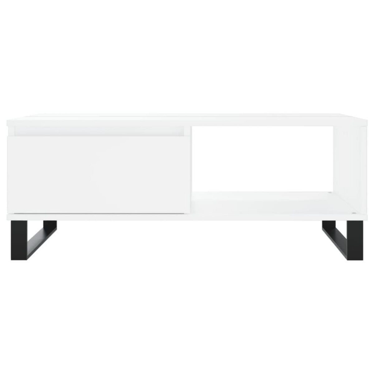 VIDAXL Table basse blanc 90x60x35 cm bois d'ingenierie