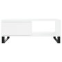Voir la diapositive 5 : VIDAXL Table basse blanc 90x60x35 cm bois d'ingenierie