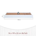 INTERLINK Tiroir de lit UMEA 200