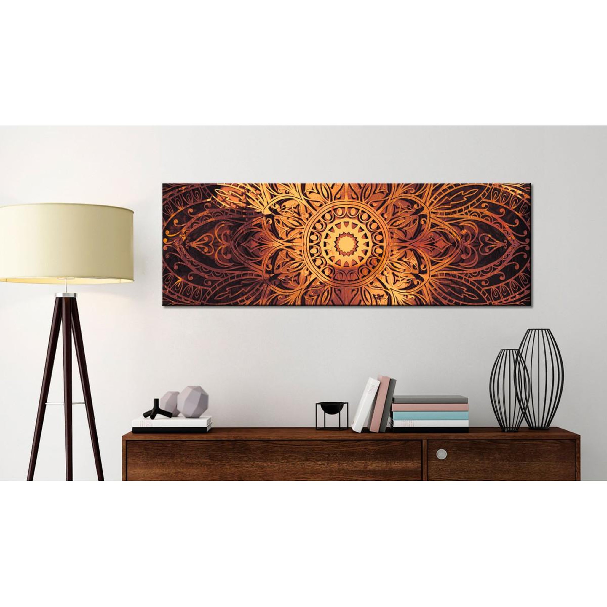 Voir la diapositive 2 : Paris Prix Tableau Imprimé  Amber Mandala