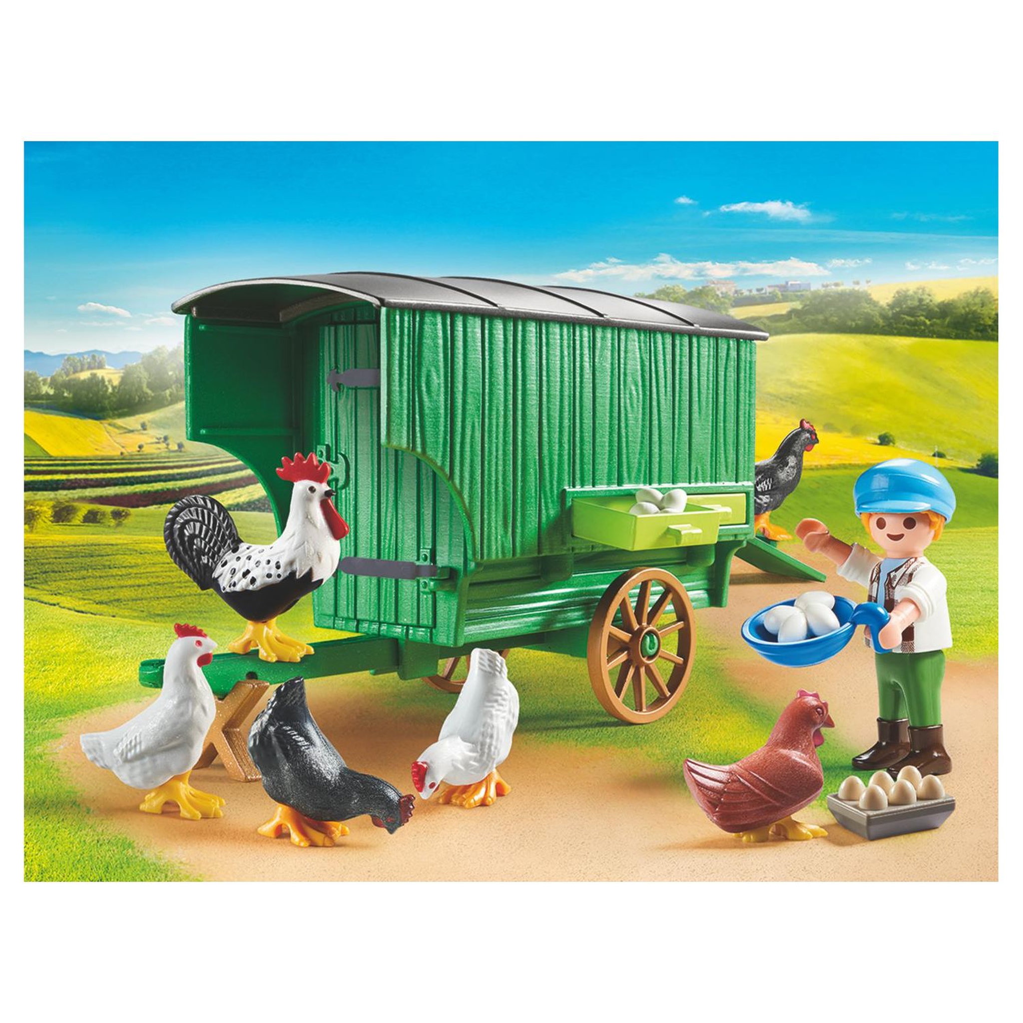 Voir la diapositive 3 : PLAYMOBIL 70138 - Country - Enfant et poulailler