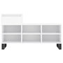 Voir la diapositive 5 : VIDAXL Armoire a chaussure Blanc brillant 102x36x60 cm Bois ingenierie