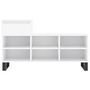 Voir la diapositive 5 : VIDAXL Armoire a chaussure Blanc brillant 102x36x60 cm Bois ingenierie