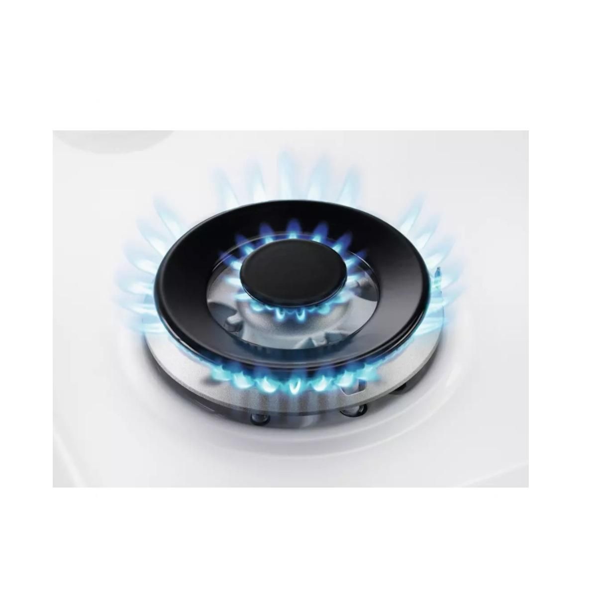 ELECTROLUX Table de cuisson à gaz 60cm 4 foyers - EGS6414W