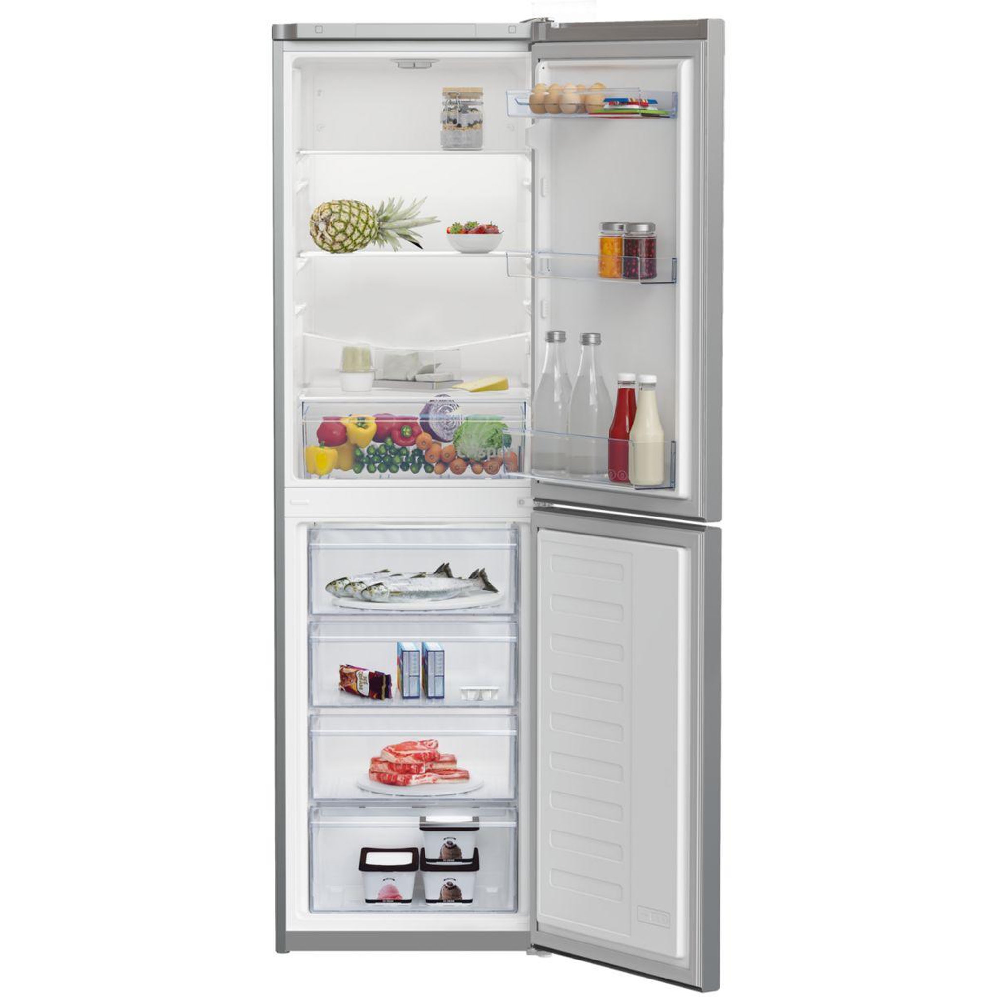 Voir la diapositive 3 : Beko Réfrigérateur combiné RCSE300K40SN