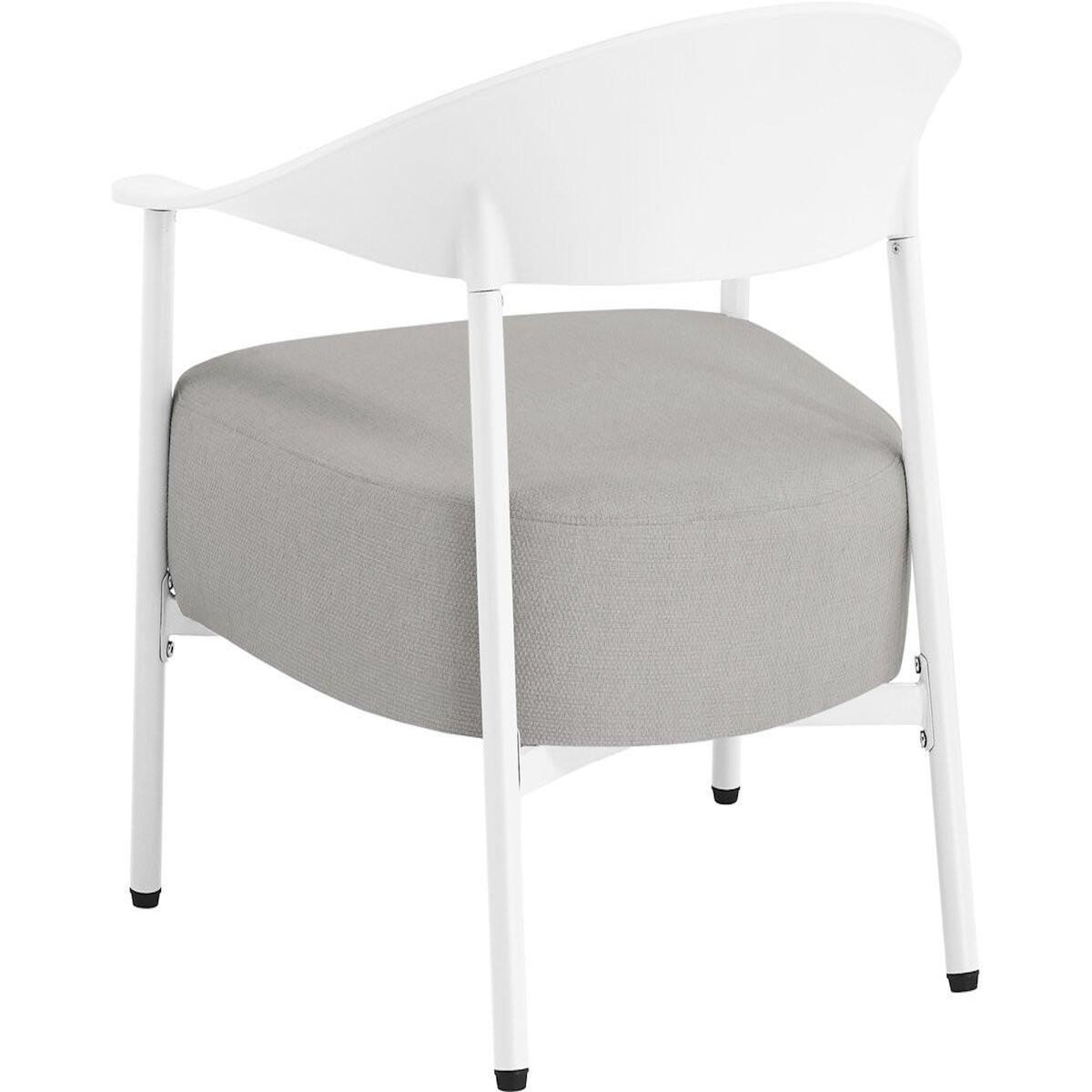 Habitat et Jardin Salon de jardin en métal et plastique  Céora  - 4 places - Blanc