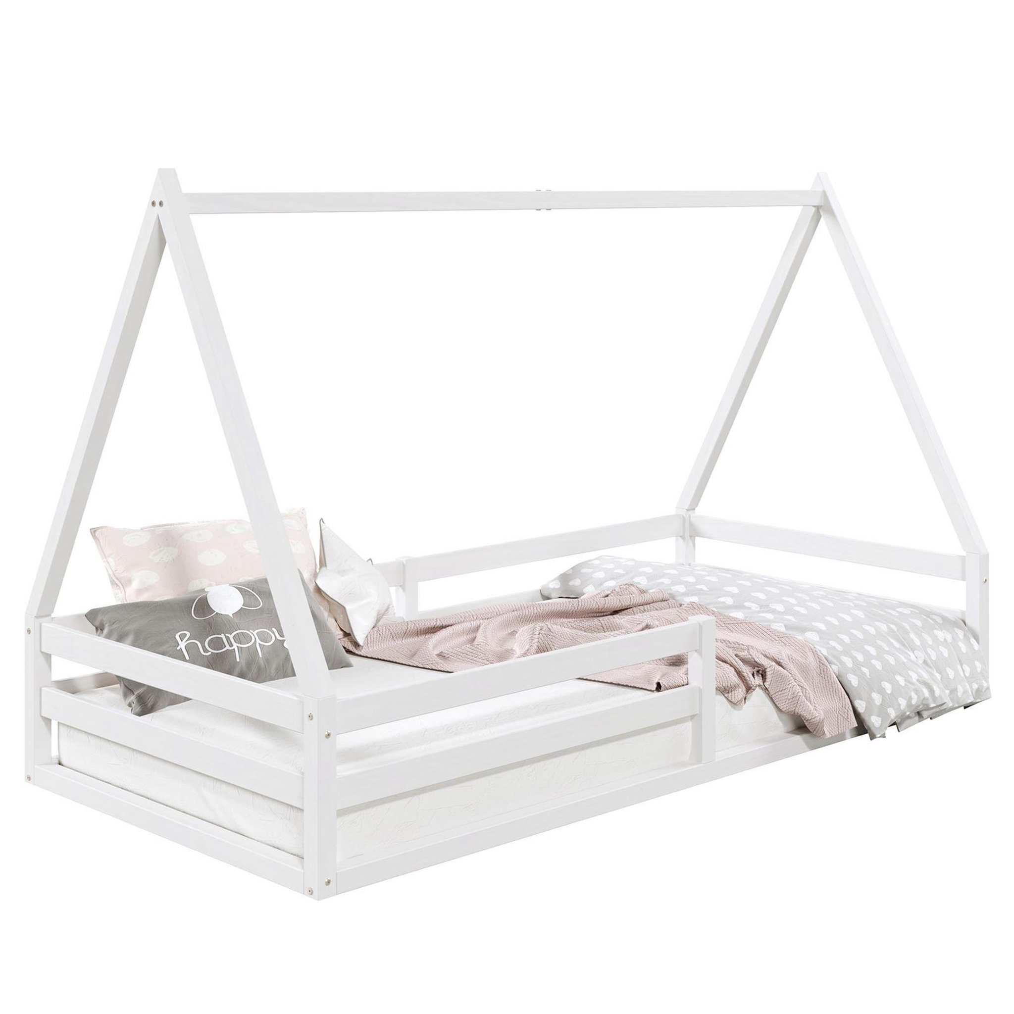 Voir la diapositive 1 : IDIMEX Lit cabane SILA 90 x 190 cm, en pin massif