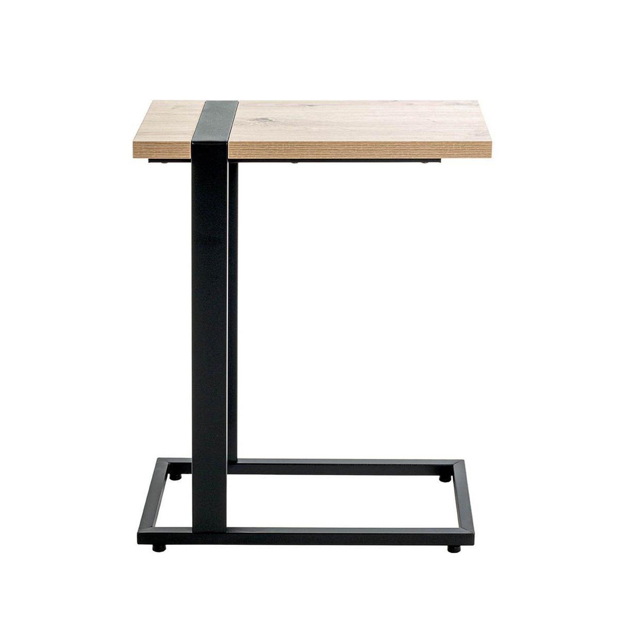 Voir la diapositive 4 : Paris Prix Table d'appoint  miranda  64cm chêne & noir