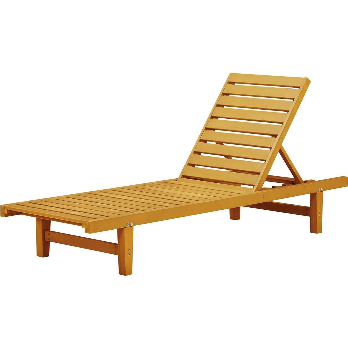 Habitat et Jardin Bain de Soleil en bois  Rawai  -  Marron clair