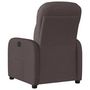 Voir la diapositive 5 : VIDAXL Fauteuil inclinable Marron fonce Tissu