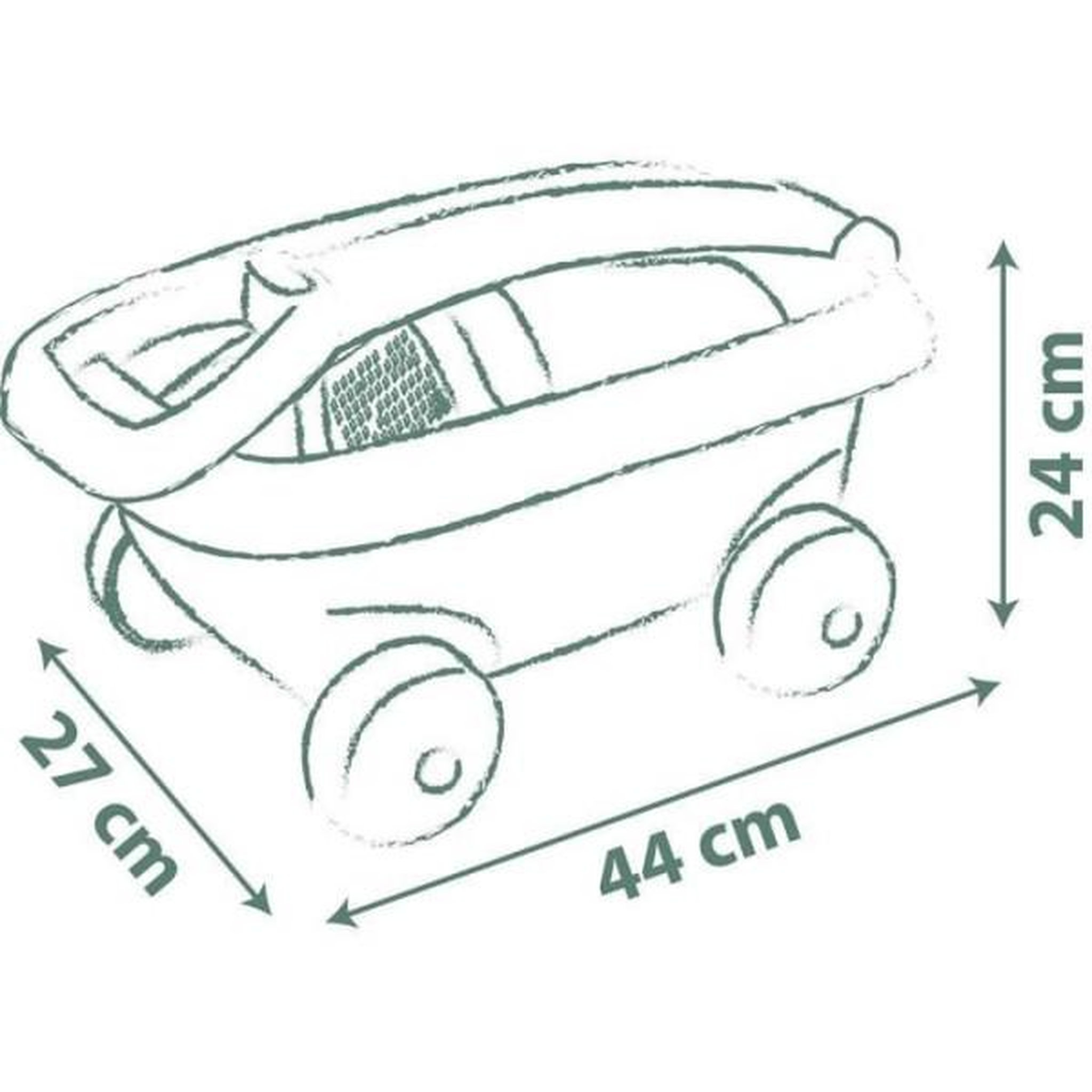 Voir la diapositive 2 : SMOBY SMOBY - SMOBY Life - Chariot de Plage Garni
