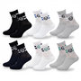Voir la diapositive 1 : SERGIO TACCHINI Sergio Tacchini Pack de Chaussettes enfant Tennis Crew Lot de 6 Paires