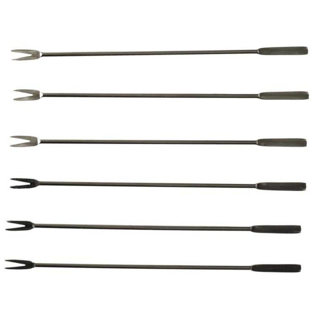 Paris Prix Coffret Dégustation Crustacés  10 Pièces  15cm Argent