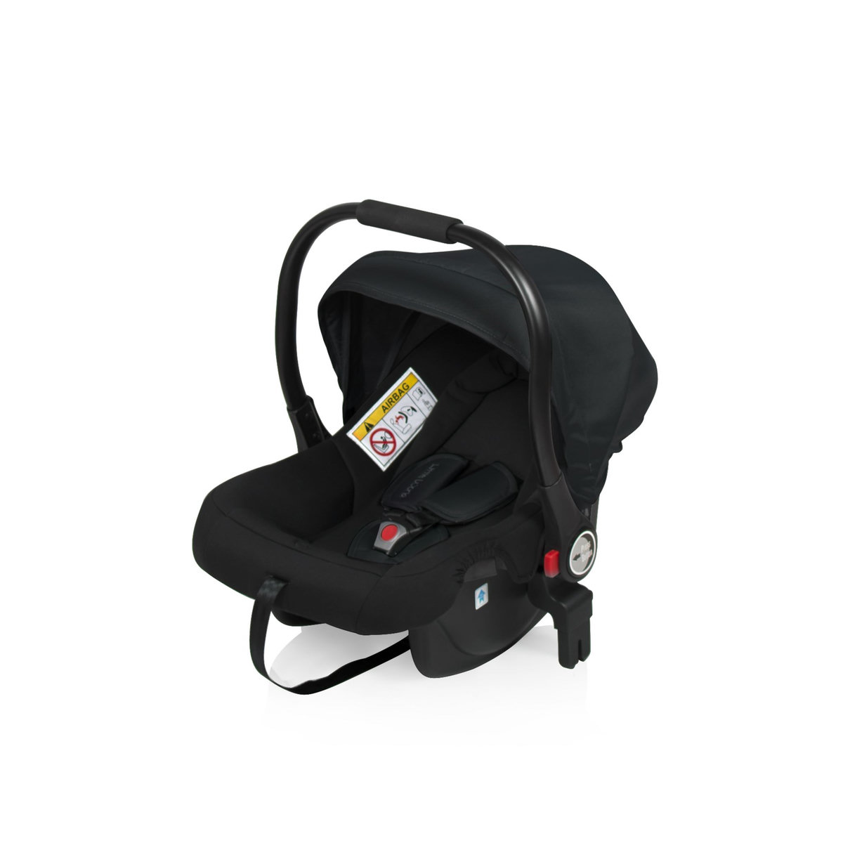 LITTLE WORLD Poussette combinée 3 en 1 City Walker noire