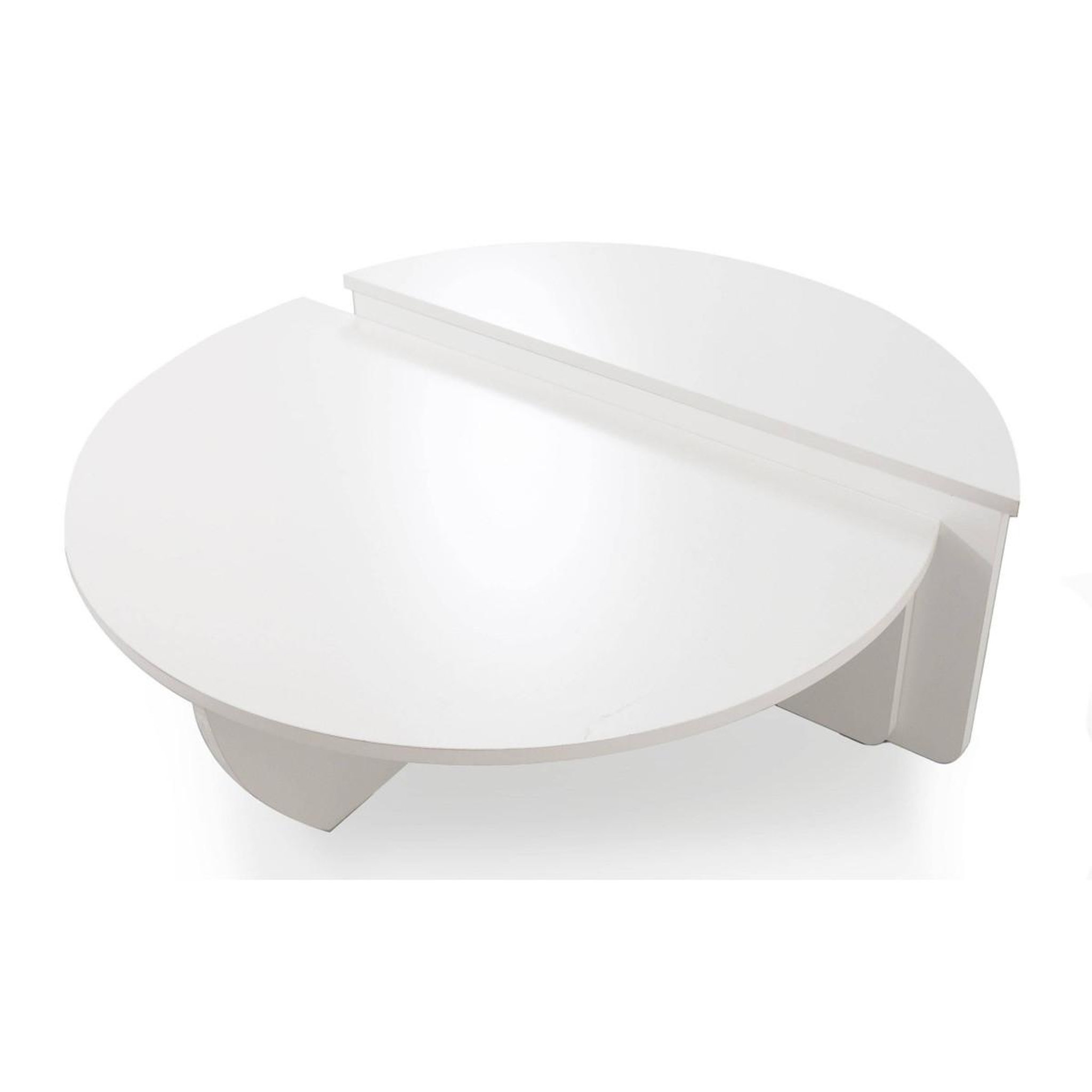 Voir la diapositive 2 : Paris Prix Lot de 2 tables basses design  armango  90cm blanc