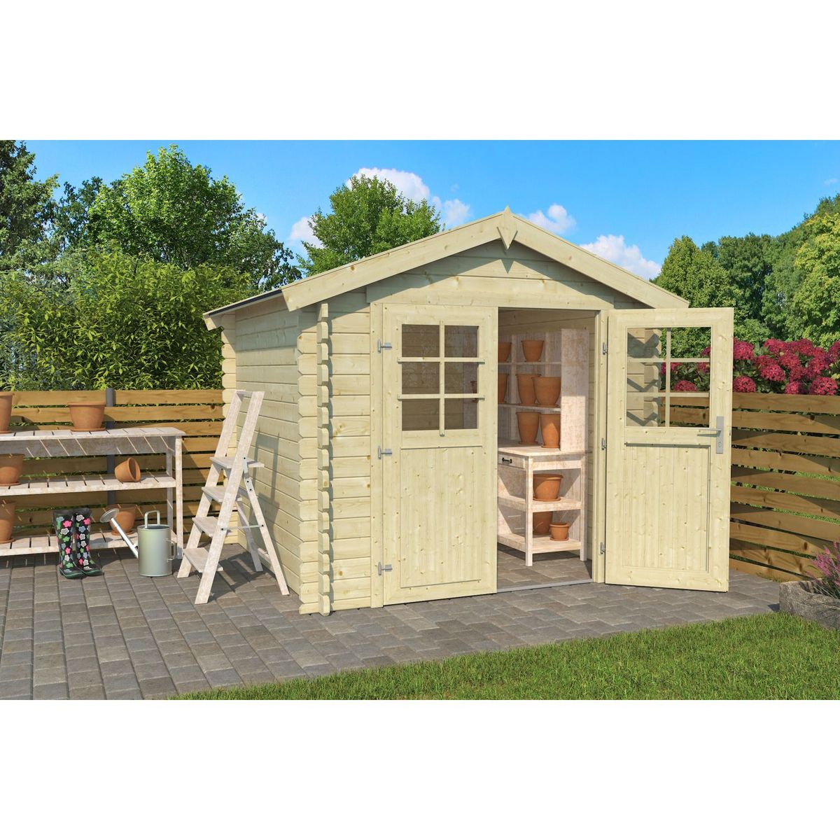 WEKA Abri de jardin bois - 4,55m² - ANNY