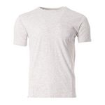 RMS 26 T shirt  Chiné Homme RM 26 1071. Coloris disponibles : Blanc