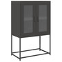 Voir la diapositive 2 : VIDAXL Buffet haut noir 68x39x107 cm acier