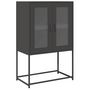 Voir la diapositive 2 : VIDAXL Buffet haut noir 68x39x107 cm acier