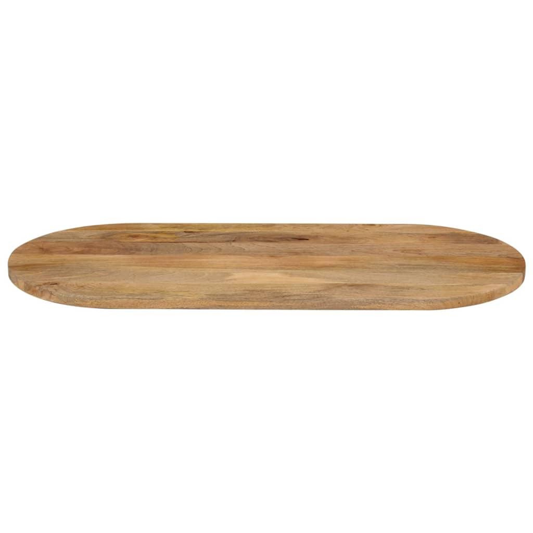 Voir la diapositive 3 : VIDAXL Dessus de table 140x60x2,5 cm ovale bois massif de manguier