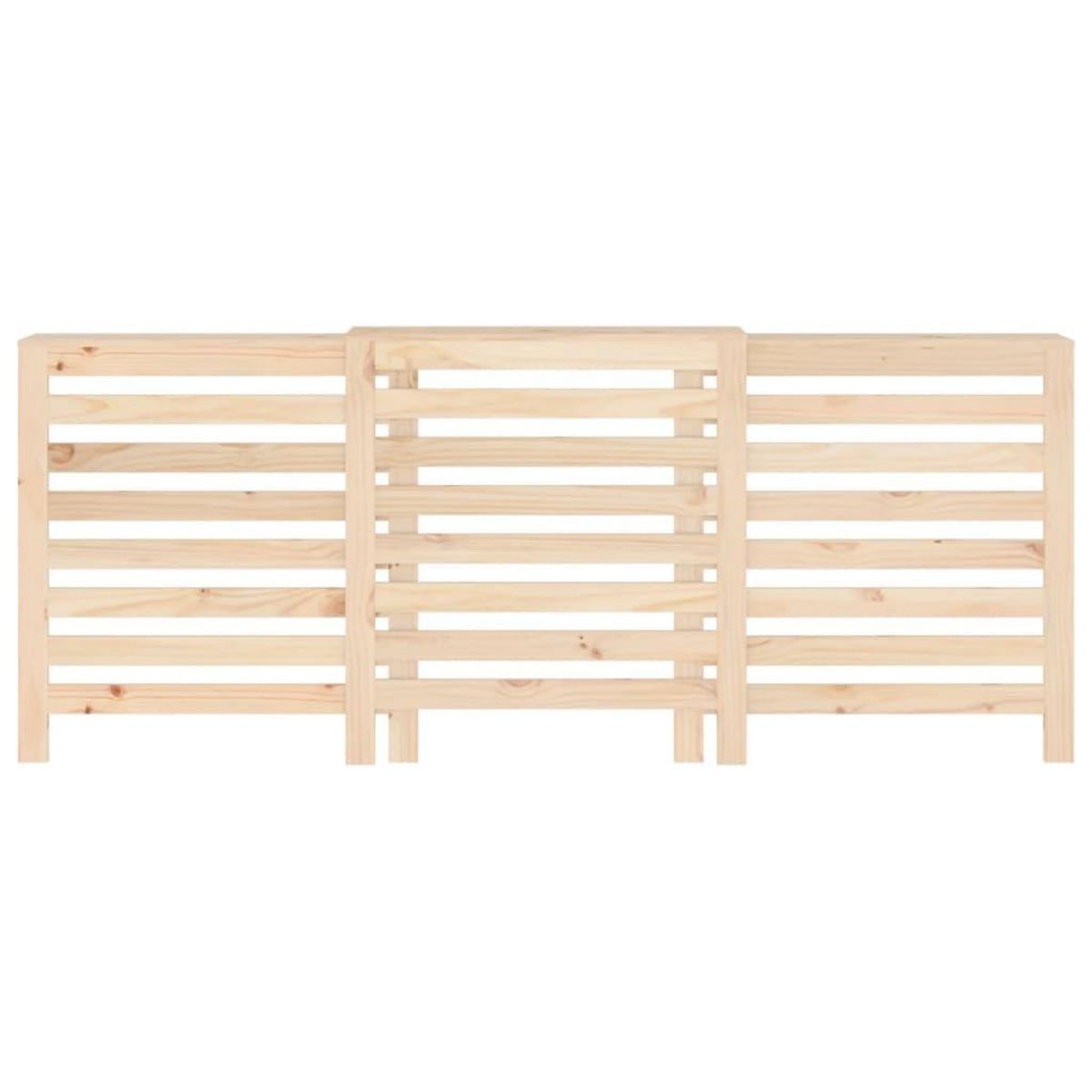 VIDAXL Cache-radiateur 210x21x85 cm Bois massif de pin
