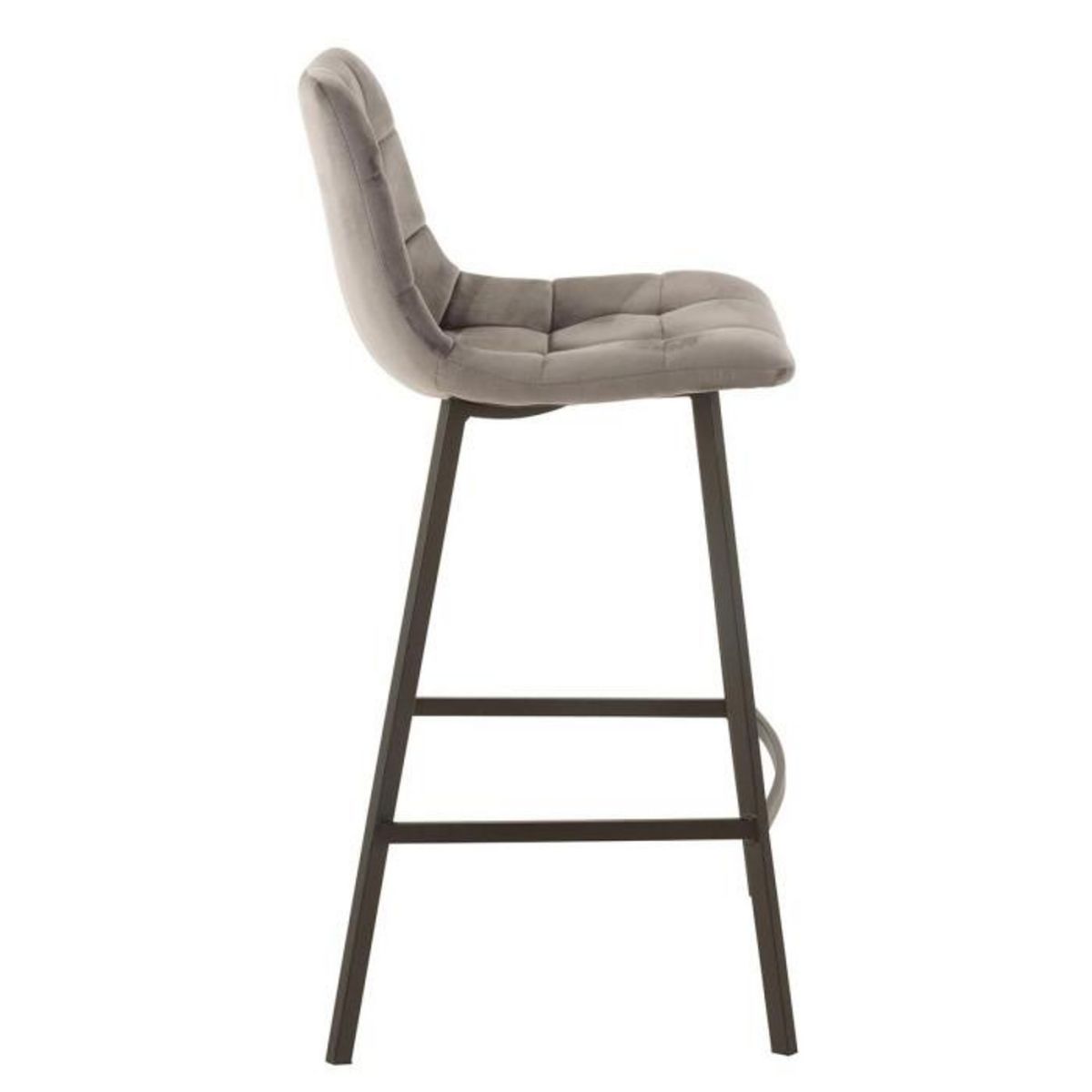 Paris Prix Chaise de Bar Design  Olivier  95cm Gris