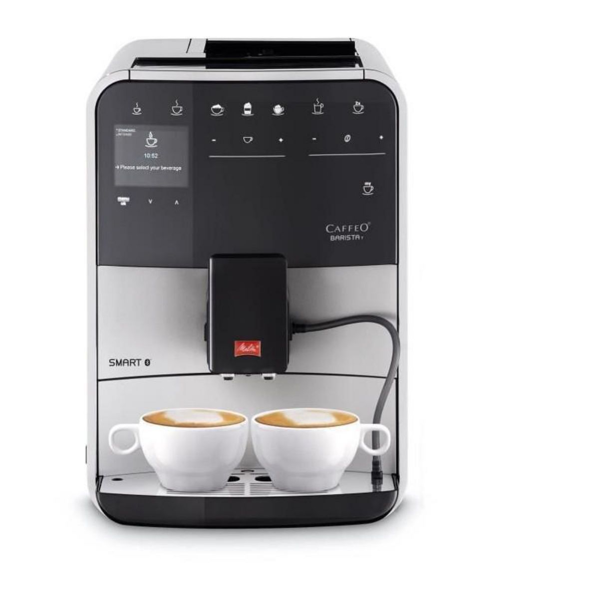 Melitta MELITA F831-101 Barista T Smart - Argent sans reservoir lait