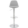 Voir la diapositive 2 : Paris Prix Tabouret de Bar  Queen  81-104cm Gris