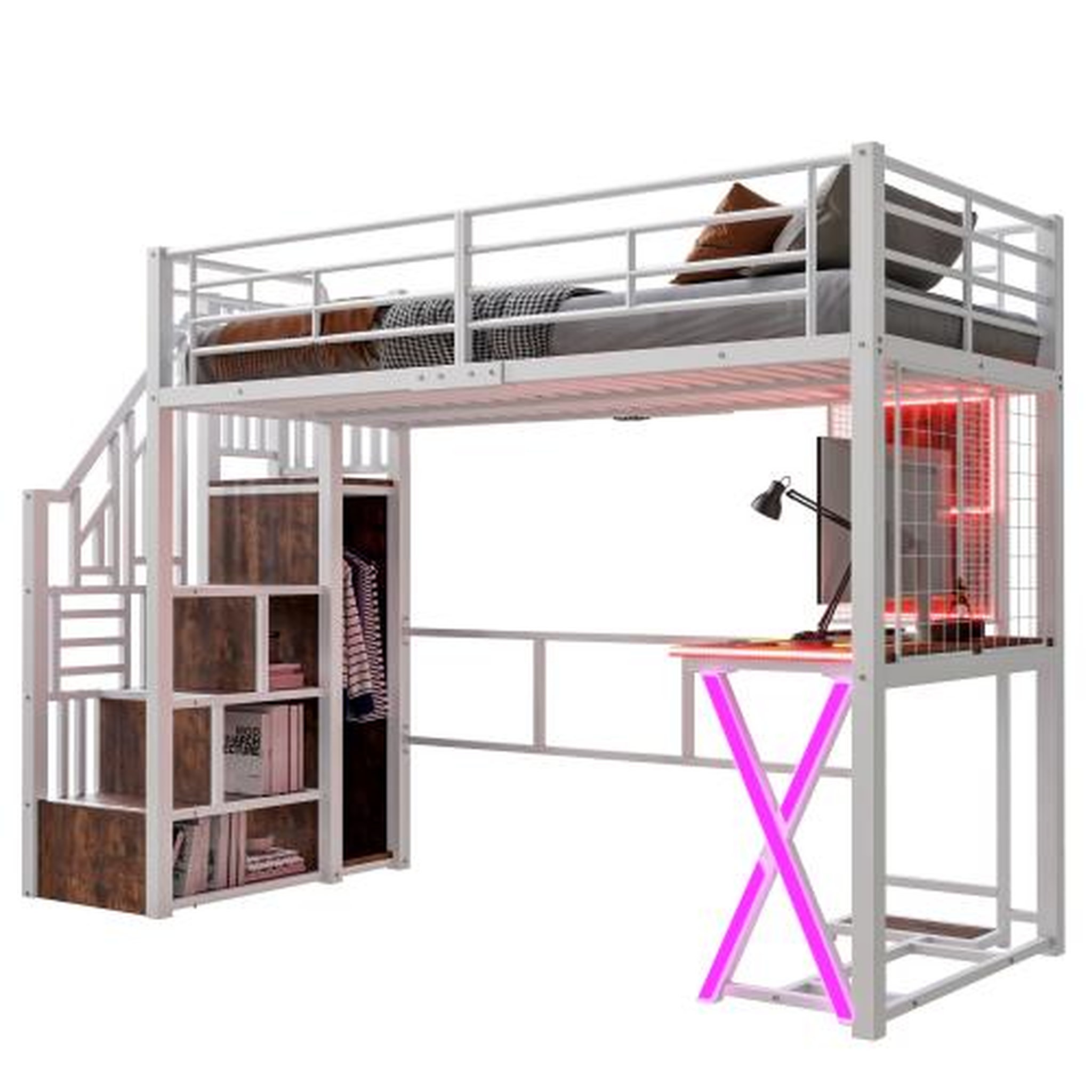 Voir la diapositive 1 : MERAX Lit mezzanine