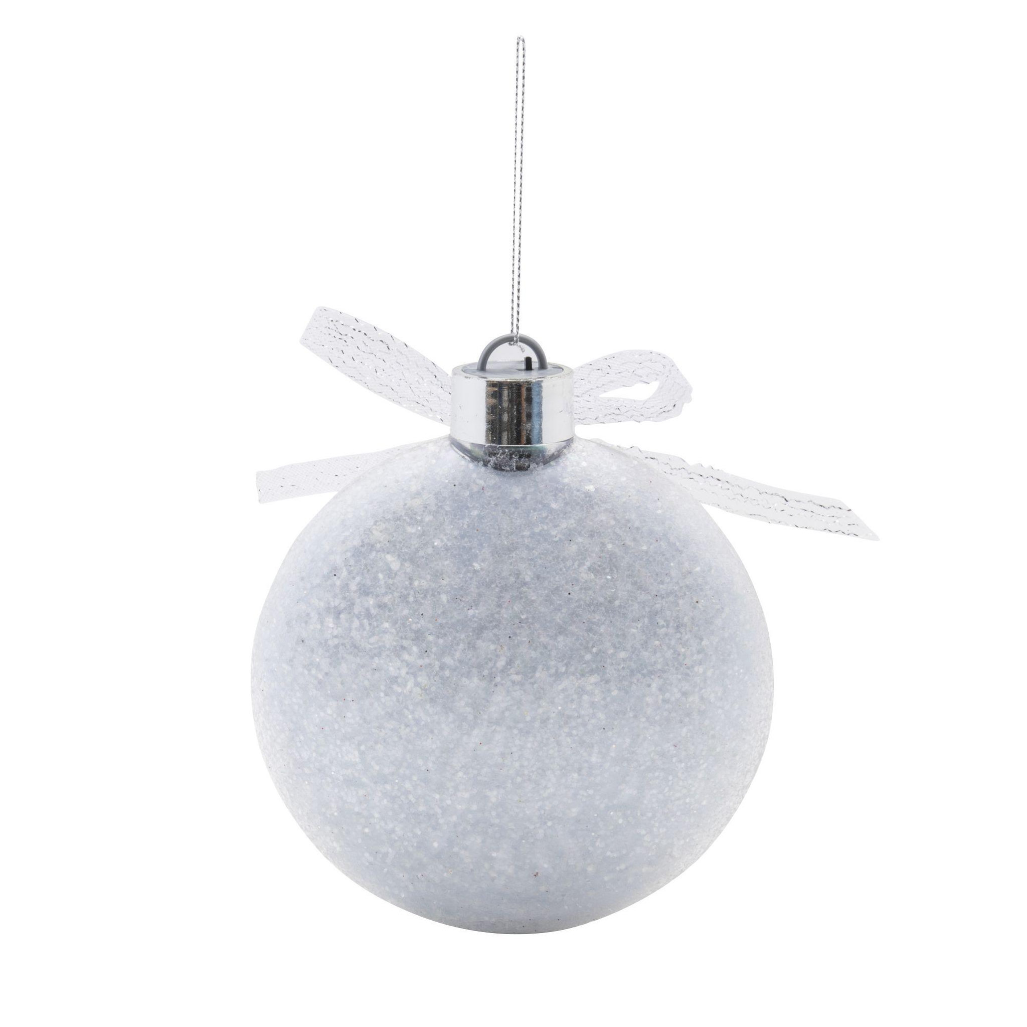 Voir la diapositive 2 : WERKAPRO Boule Papa Noël luxe  12 x 5,1 x 12 cm