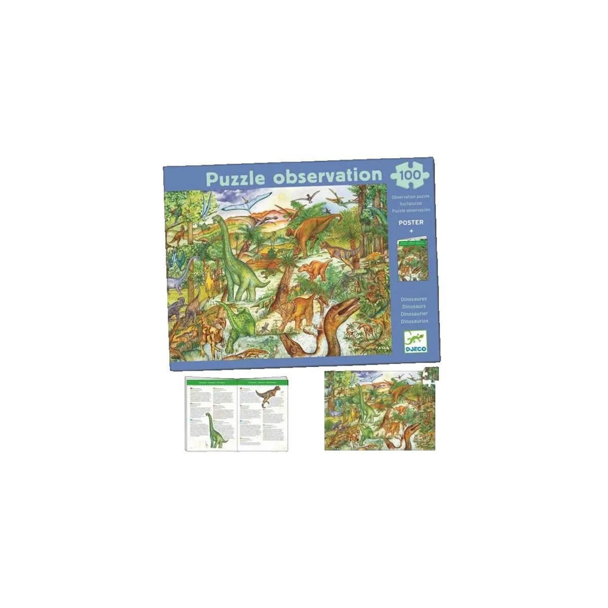 Djeco Puzzle éducatif Djeco Puzzle préhistorique