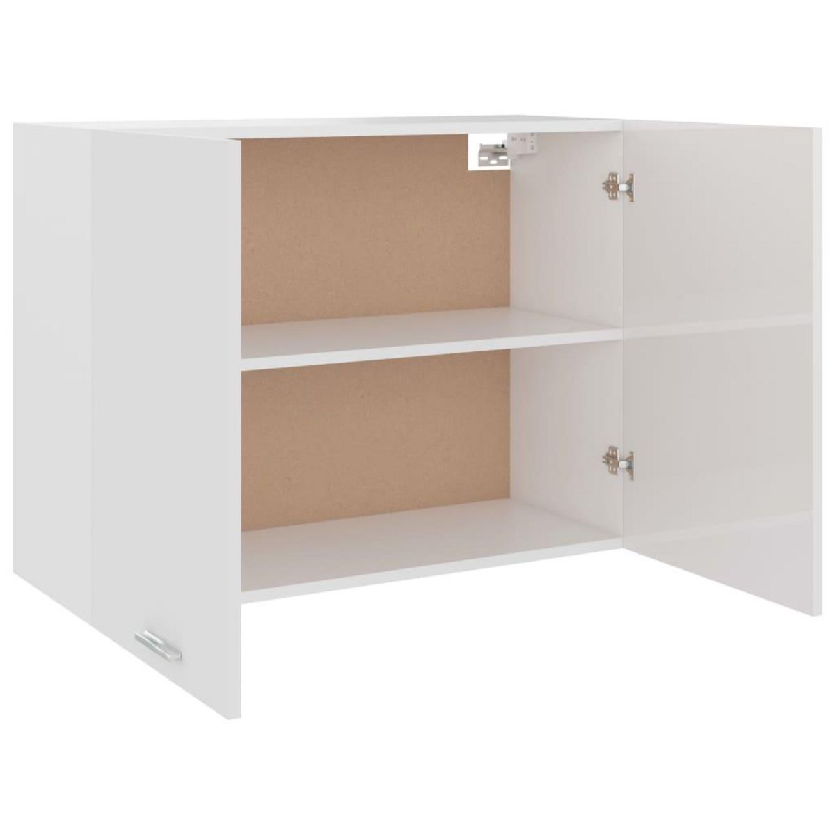 VIDAXL Armoire suspendue Blanc brillant 80x31x60 cm Bois d'ingenierie
