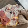 Petit Béguin Robe bébé fille en gaze de coton Jaipur