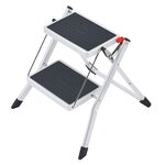HAILO Marchepied 2 marches antidérapantes pliable blanc - MINI