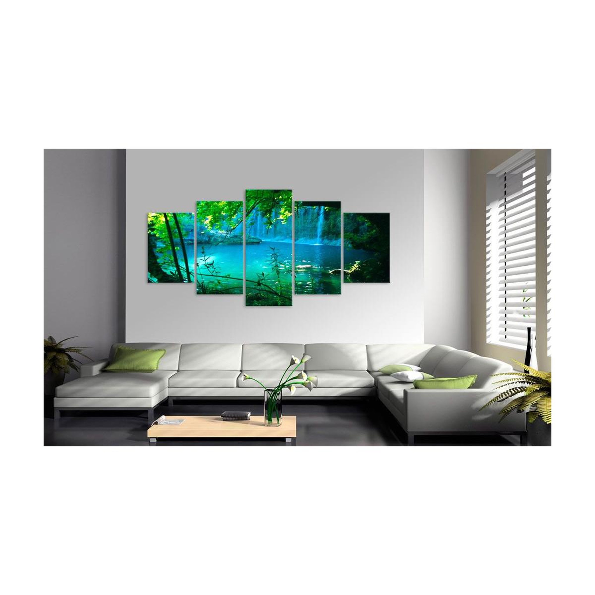 Voir la diapositive 2 : Paris Prix Tableau Imprimé  Asile Turquoise
