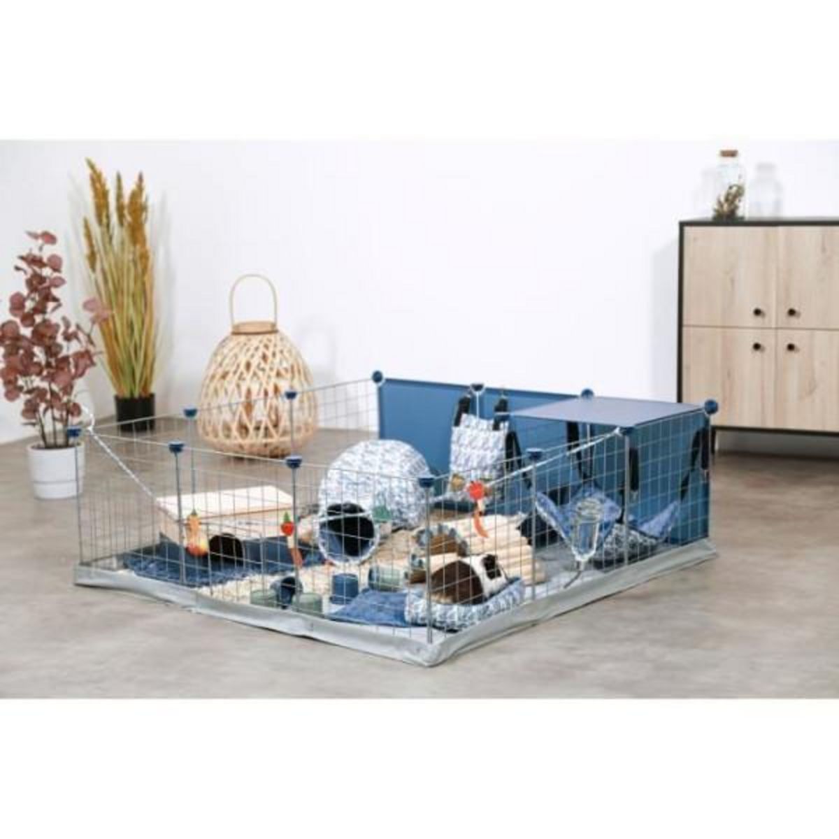 Zolux Enclos modulable - ZOLUX - Neo park - Parc pour petits animaux - Cochin d'inde - 105X105X35 - 1,10 m²