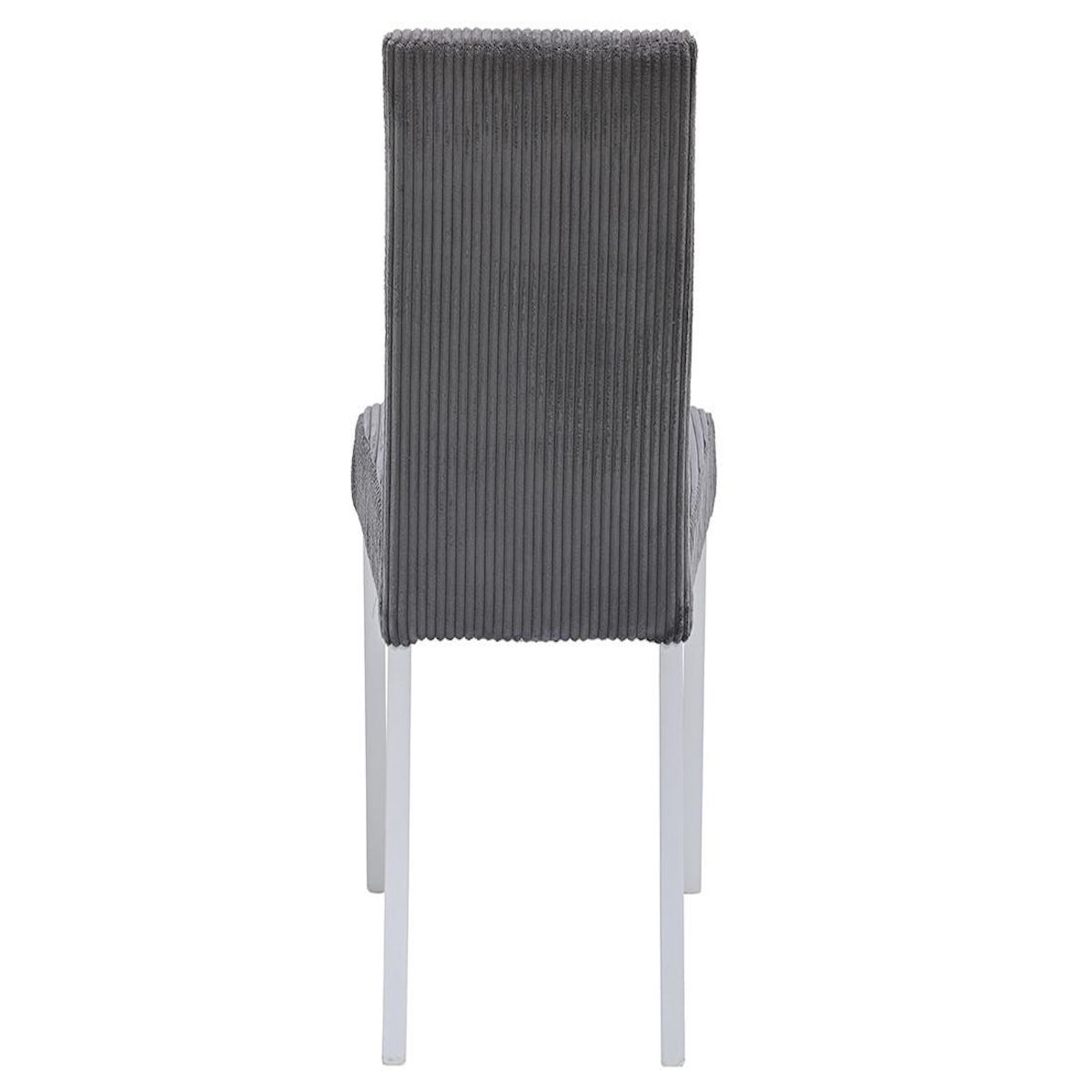 BEST MOBILIER Gemma - lot de 2 chaises - en velours côtelé