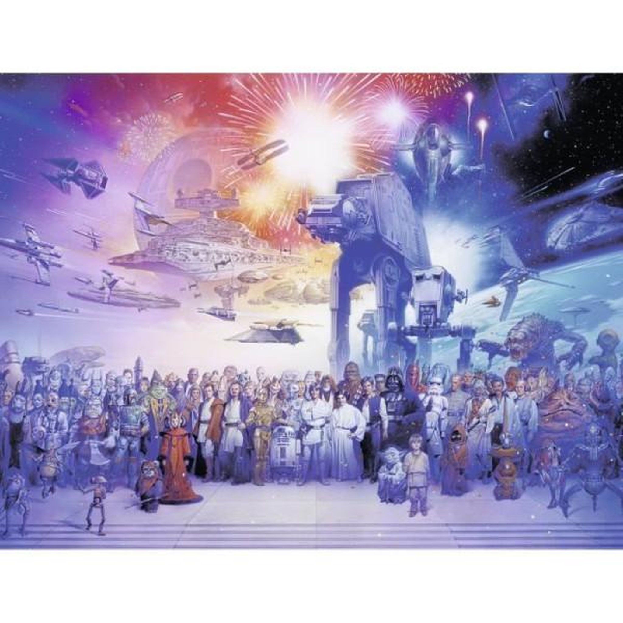 Voir la diapositive 2 : RAVENSBURGER Puzzle 2000 pieces star wars - ravensburger