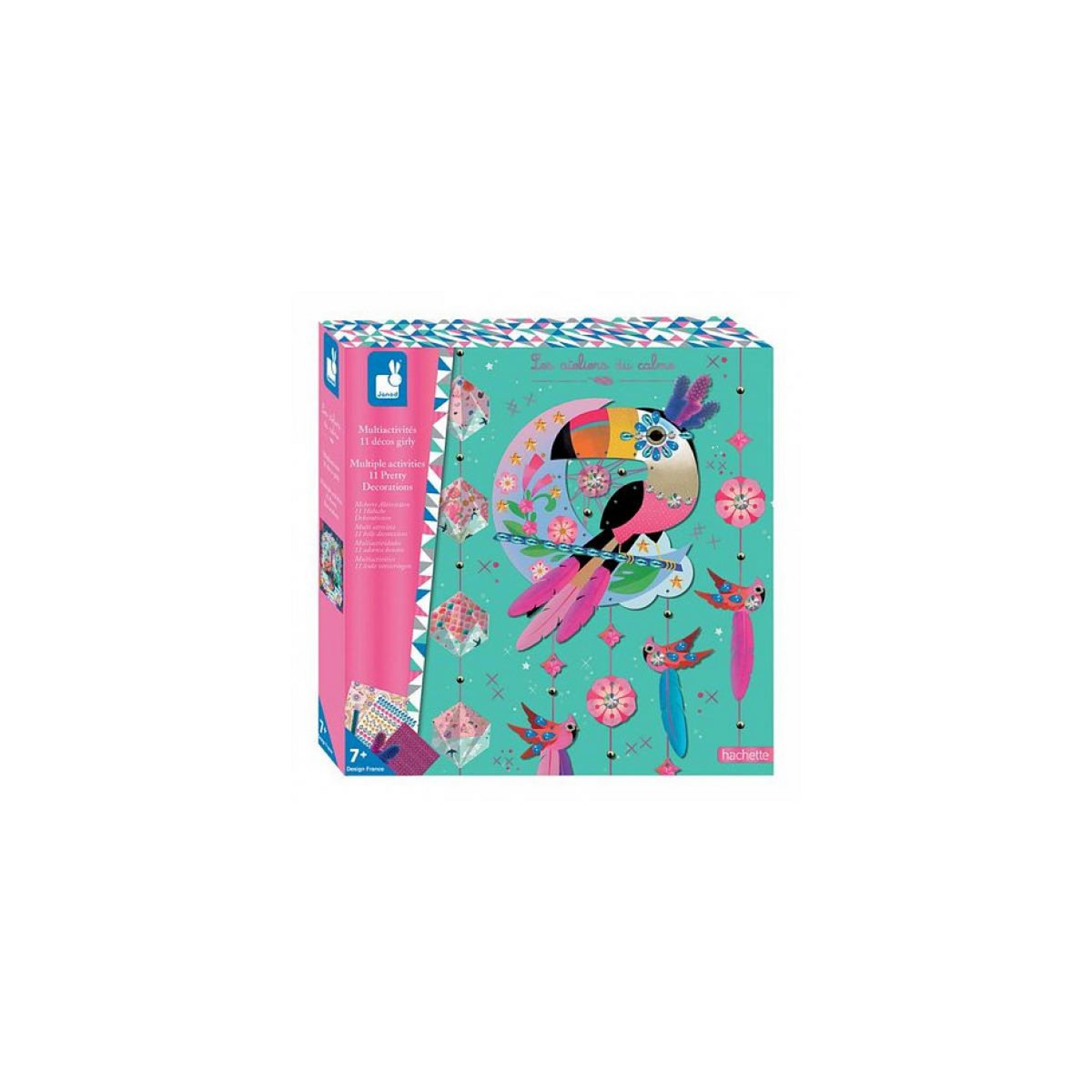 Juratoys-Janod Coffret multi activites 11 decos Girly