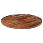 Voir la diapositive 2 : VIDAXL Dessus de table Ø 80x2,5 cm rond bois massif de recuperation