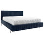 Voir la diapositive 4 : LISA DESIGN Flavio - lit coffre - 160x200 cm - sommier inclus - en velours