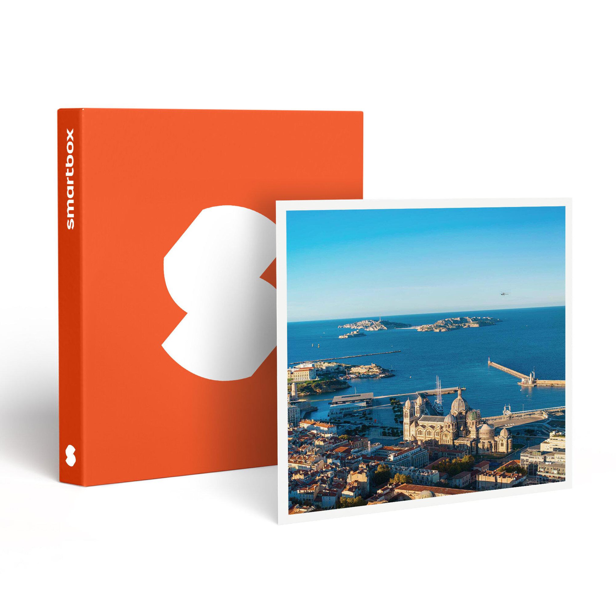 Smartbox Vol en hélicoptère de 30 min pour 2 personnes au-dessus de marseille et ses environs - coffret cadeau sport & aventure