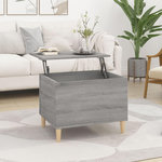 VIDAXL Table basse Sonoma gris 60x44,5x45 cm Bois d'ingenierie